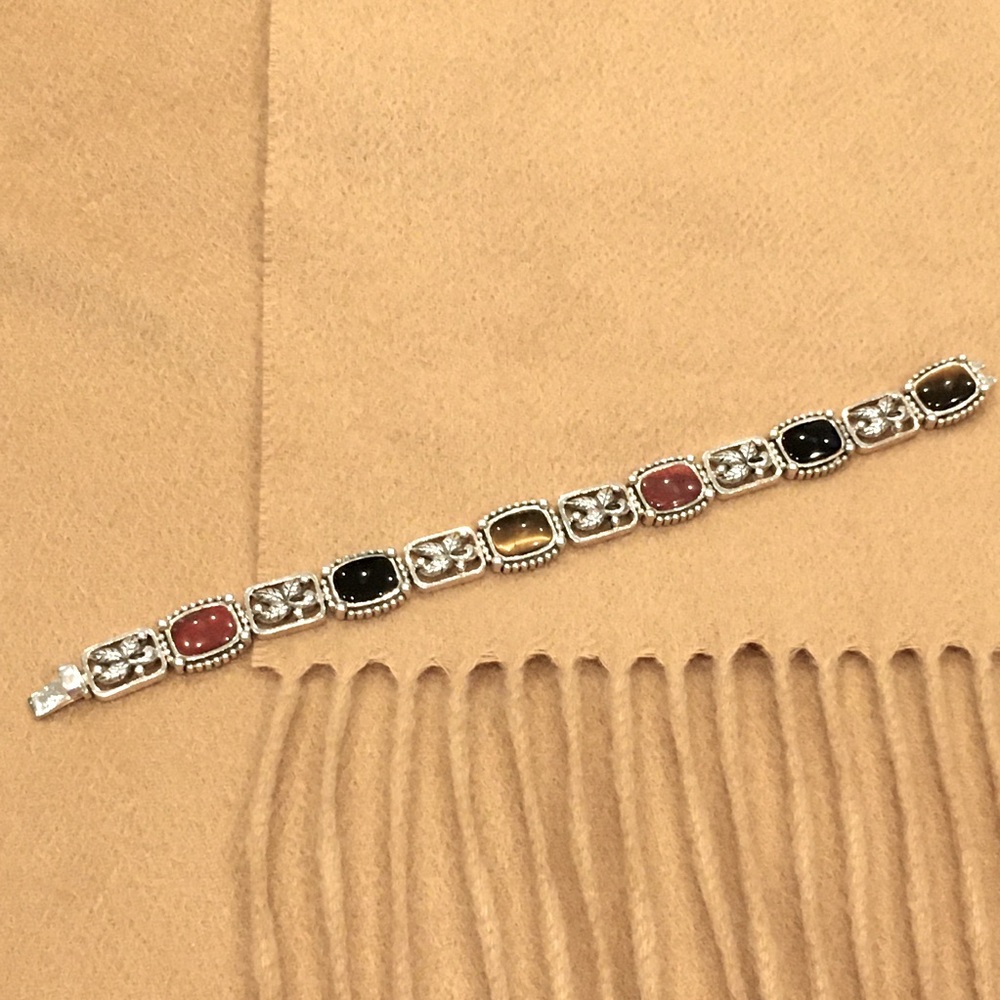 Vintage 925 Sterling Silver Bracelet - Picture 4 of 15